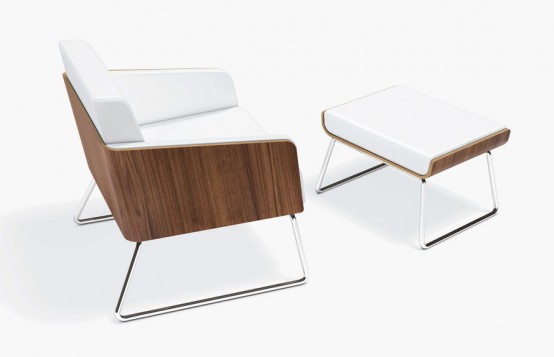 Fresh And Modern Interpretation Of Classic Lounge Chairs Lyra by Ki
