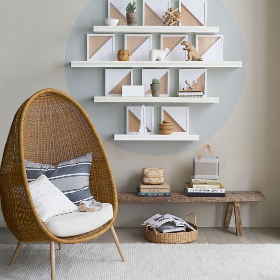 Woven Cave Chair in 2020 | Oversized chair living room, Dining .