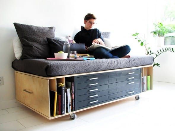 DIY Furniture for Small Spaces That's Flexible & Functional - #DIY .