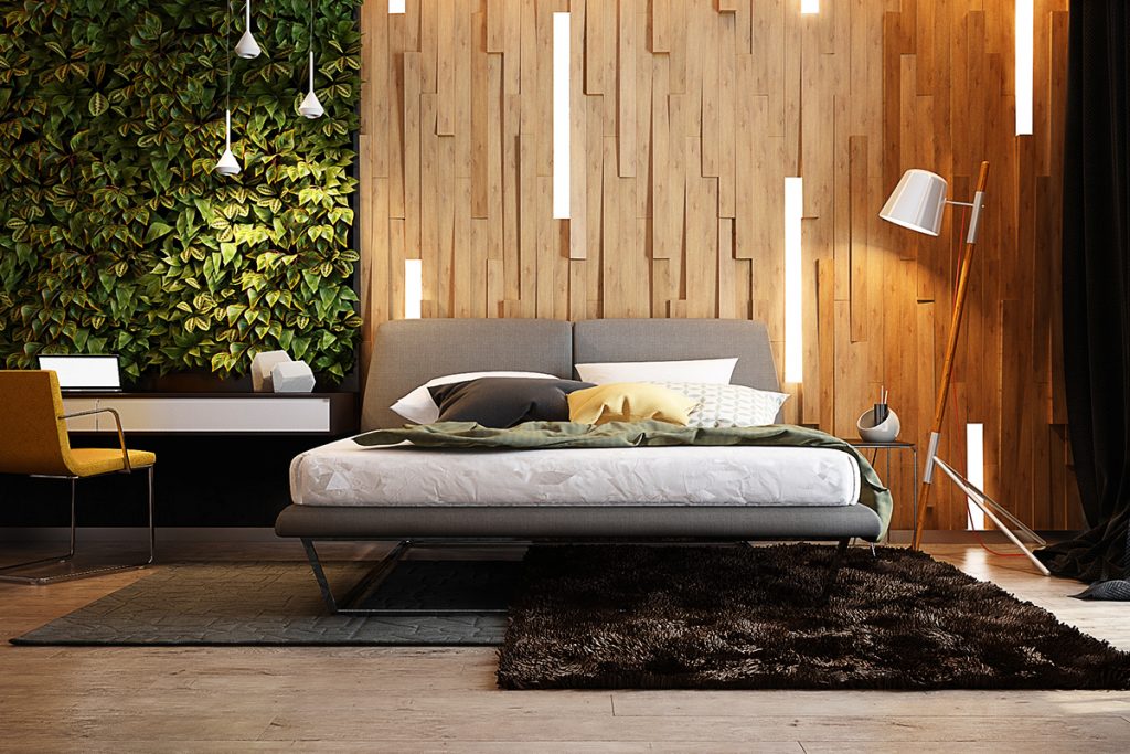 Wooden Wall Designs: 30 Striking Bedrooms That Use The Wood Finish .