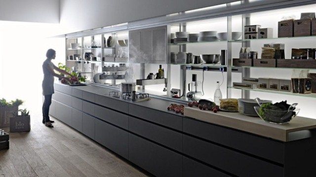 Functional Kitchen System That Can Be Easily Hidden | DigsDigs .