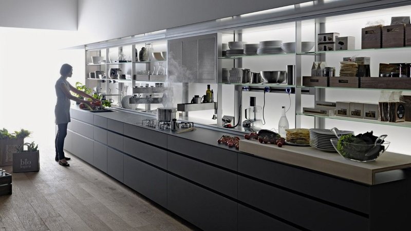 Hidden Kitchen with Functional Feature and Modern Design – New .