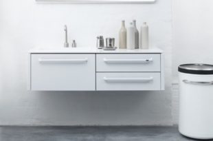 Functional Minimalist White Bathroom Furniture - DigsDi