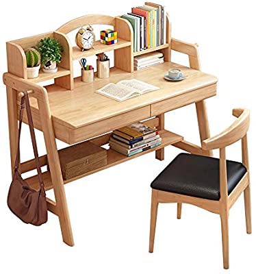 Amazon.com: Qiupei Multi-Functional Desk and Chair Set Wood .