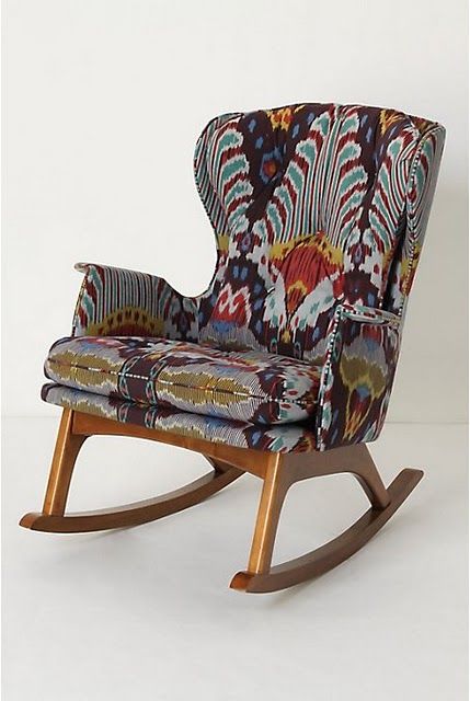 I love this funky rocking chair. | Rocking chair, Stylish chai