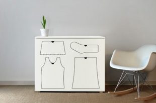 Funny White Dresser To Help Your Kid Be Organized - DigsDi