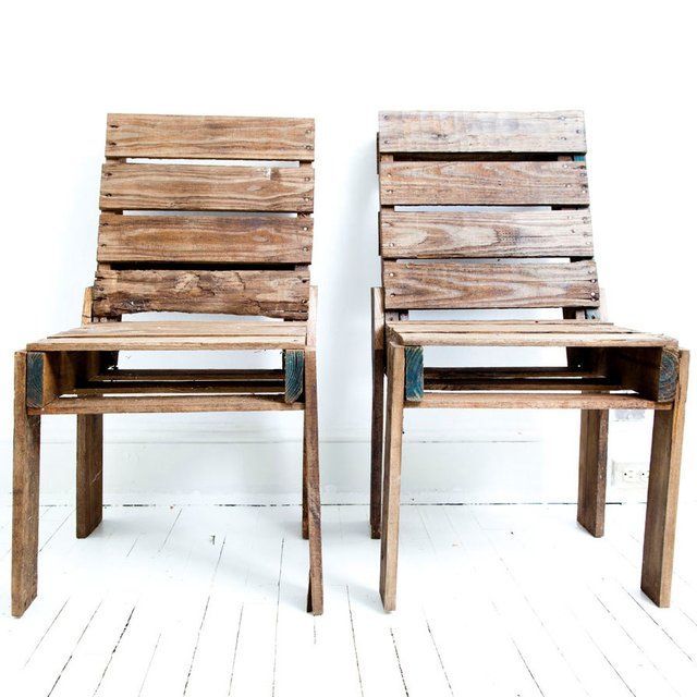 Pallet Chair by Rough South Home | Pallet chair, Pallet furniture .