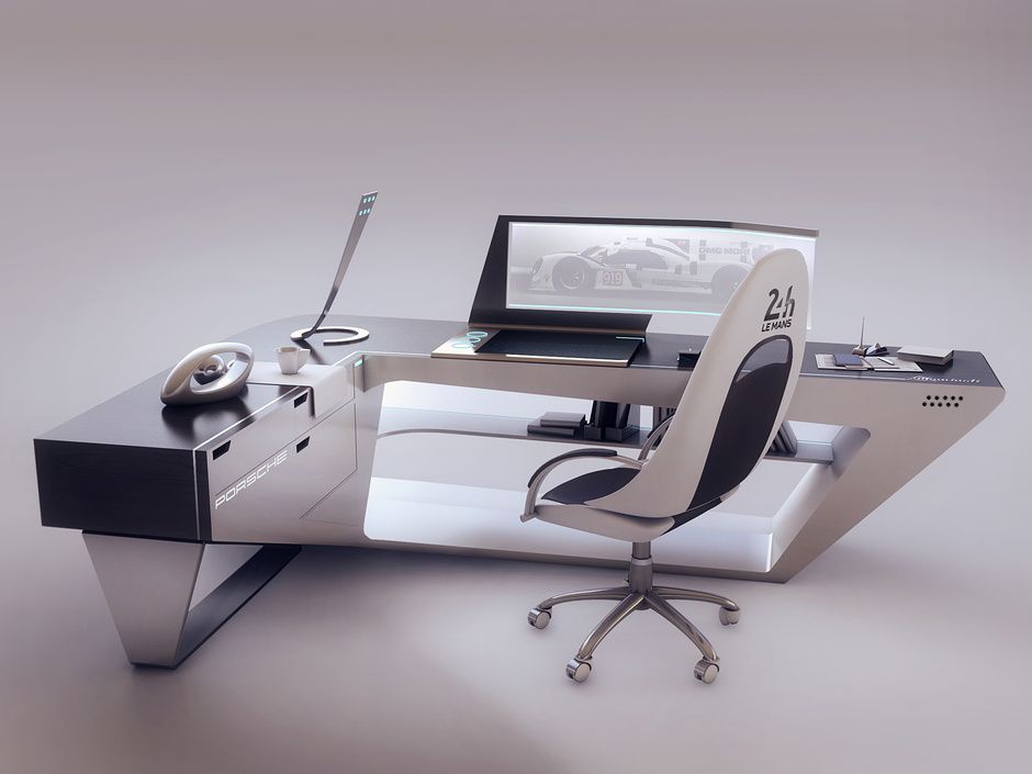 Modern desk design by Encho Enchev | Sci-Fi | 3D | CGSociety .