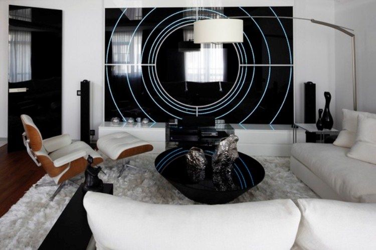 Futuristic Apartment In Space Ship Style | Futuristic interior .