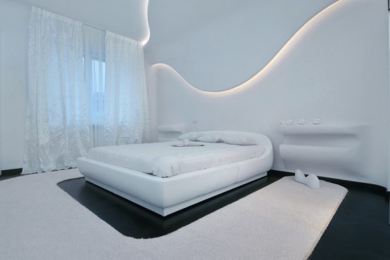 greatinteriordesig: Apartment Interior That Reminds A Salt Ca
