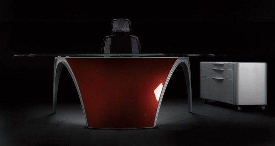 Futuristic Desks for Home Office – Luna By Uffix - DigsDi