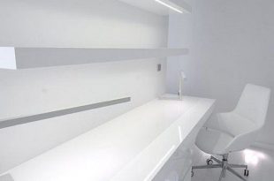 Futuristic Duplex Design In White Tones | Minimalist interior .