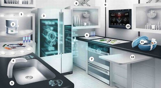 Futuristic SKARP kitchen by IKEA - Hometone - Home Automation and .