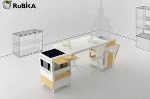 Future Dinner Table as Inspiration of Modern Small Kitchen, Rubica .