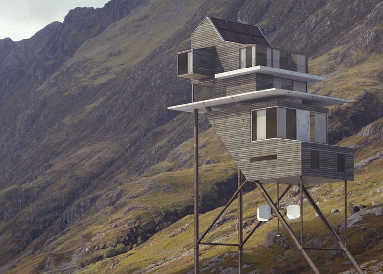 Futuristic Self-Sustaining House Concept On Stilts | Casa .