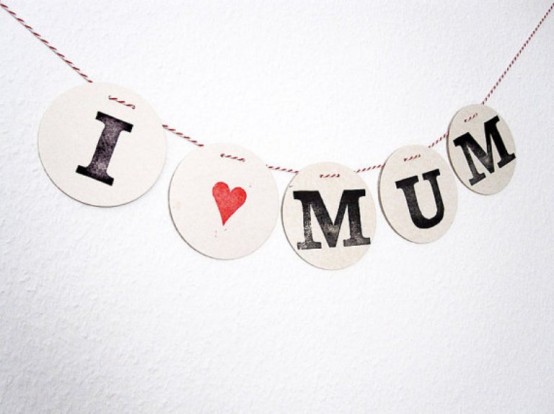 Mother's Day Garlands and Paper Decoration Ideas - Stylish E