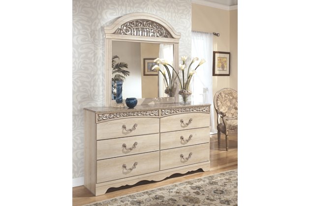 Catalina Dresser and Mirror | Ashley Furniture HomeSto