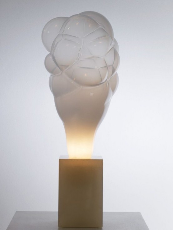 Glass Orb Lamp Inspired By Gas Explosion - DigsDi