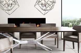 RH's Maslow Spider Rectangular Dining Table:With its spider .