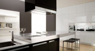Glossy Black And White Kitchen - Diana By Futura Cucine | Design .