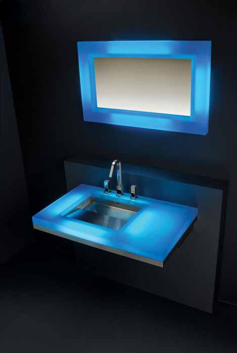 Glowing at Night Colorful Resin Basins - Erb Concept by Neo-Metro .