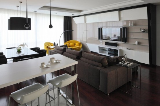 Gorgeous Eco Minimalist Apartment With Bright Accents - DigsDi