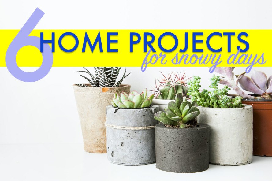 6 Green home projects to do on snowy da