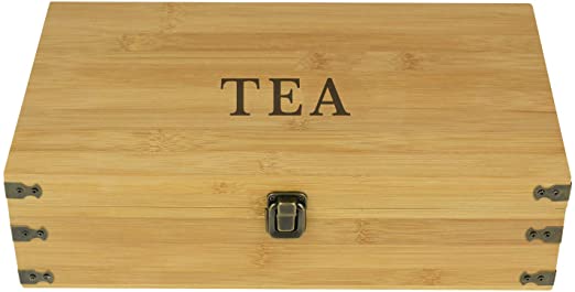 Amazon.com: Zen Earth Bamboo Storage Box Tea Chest | Beautiful .