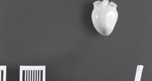 Heart Inspired Ceramic Wall Lamp - DigsDi