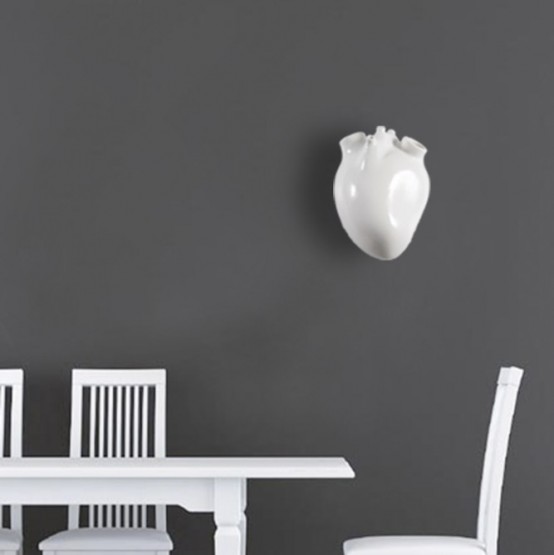 Heart Inspired Ceramic Wall Lamp - DigsDi