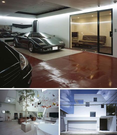 Hydraulic Living Room Car Lift Rides Right into Your Home | Garage .