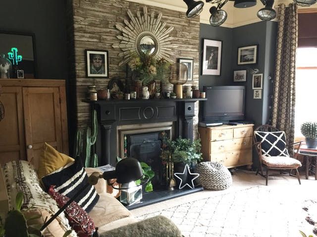 An Abigail Ahern-Inspired Living Room Filled with Thrifted .