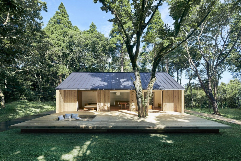 Best Indoor Outdoor Home Design - MUJI Prefab House | Field M