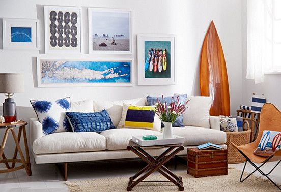 Style: Coastal Charm | Coastal living rooms, Living room decor .