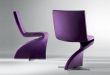 fun accent chairs! and they're PURPLE!