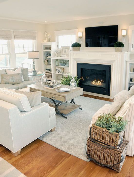 36 Light Cream and Beige Living Room Design Ideas | Farm house .