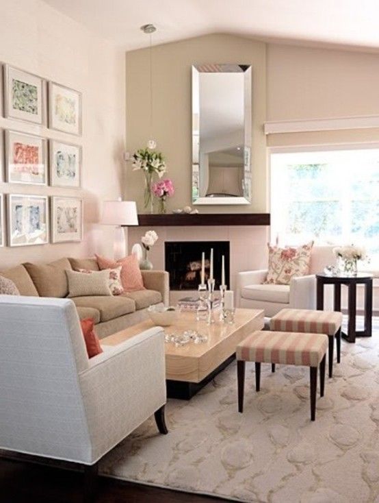 enleno.com | Beige living rooms, Living room design white, Elegant .