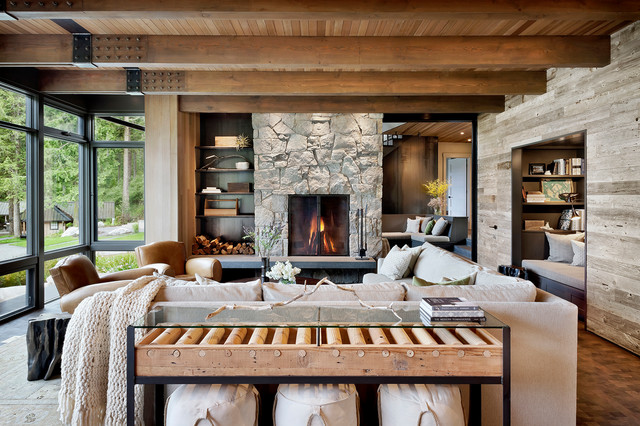 Houzz Tour: Modern Rustic Style for a Pacific Northwest Fami