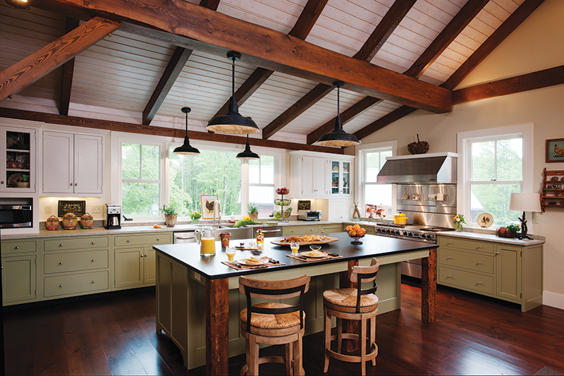 How to design a rustic, yet modern, kitchen - New Hampshire Home .