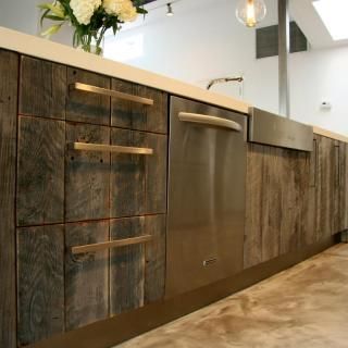 reclaimed wood cabinets using old wine crates | Reclaimed wood .