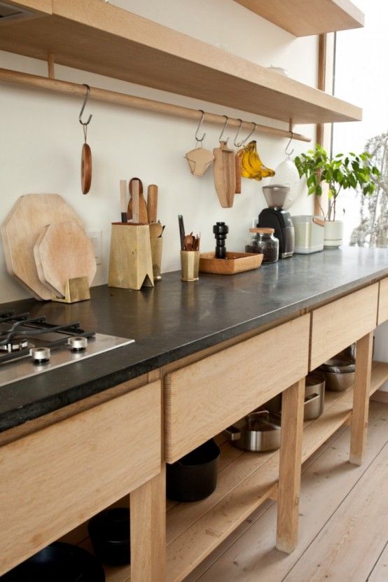 Kitchen Design With Norwegian And Japanese Details In Decor