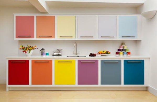 This Is 15 Modern kitchen design ideas in bright color .