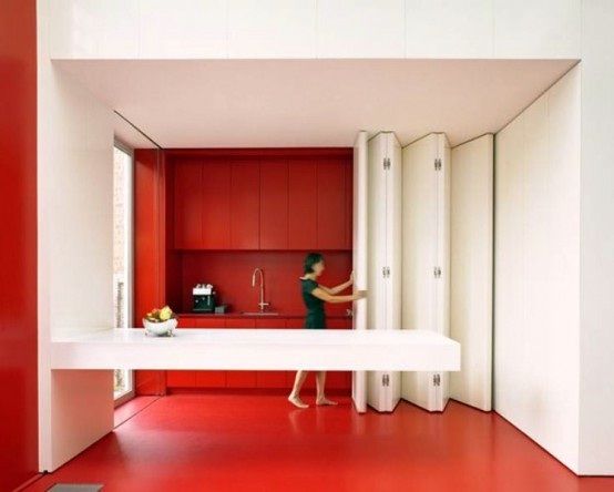 Kitchen With Folding Panels To Transform The Space | Faltbare .