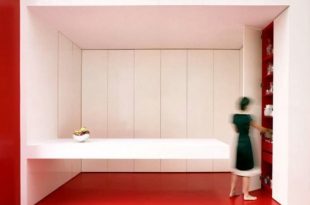 Kitchen With Folding Panels To Transform The Space - DigsDi