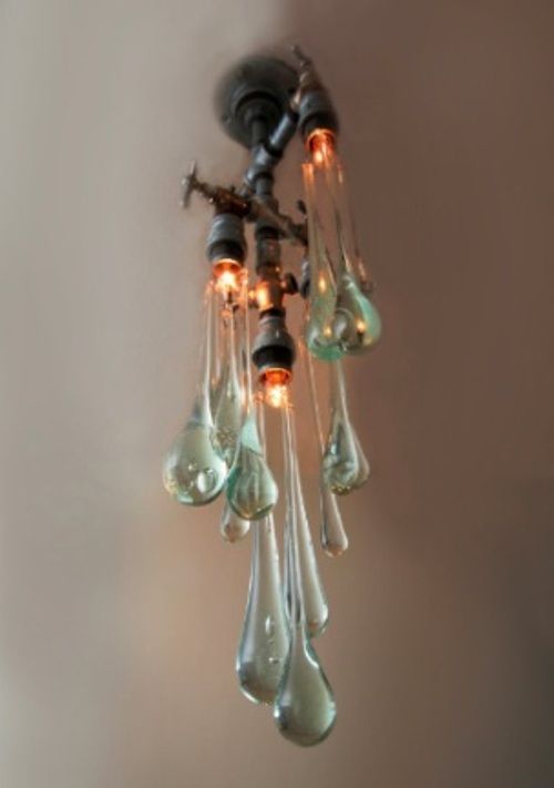 Lamps In Industrial And Retro Style Made Of Recycled Plumbing .