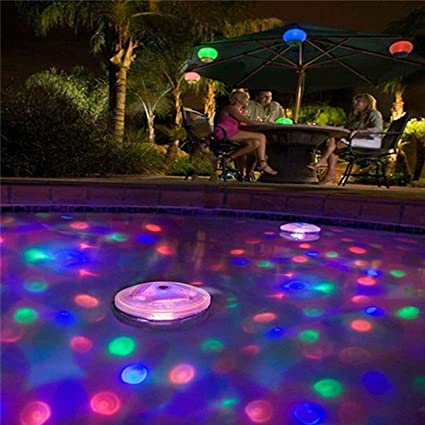 Amazon.com: Underwater LED Disco Light Pool Light Floating Glow .