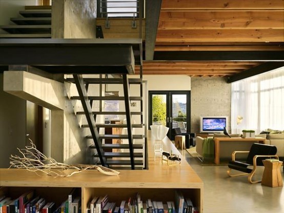 Live-Work Residence Designed for an Interior Designer and a Modern .
