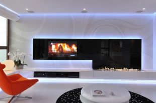 Lively Minimalist Apartment Design With Orange Accents - DigsDi