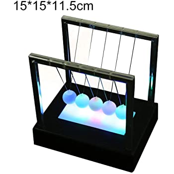 Amazon.com: lightclub LED Luminous Light Newton Cradle Pendulum .