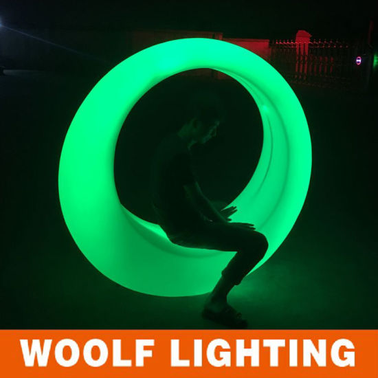 China LED Rechargeable Luminous Outdoor Swing Seat - China Hanging .